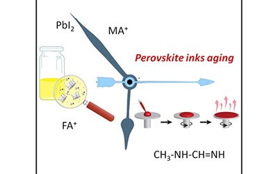 Chemical insights into perovskite inks stability